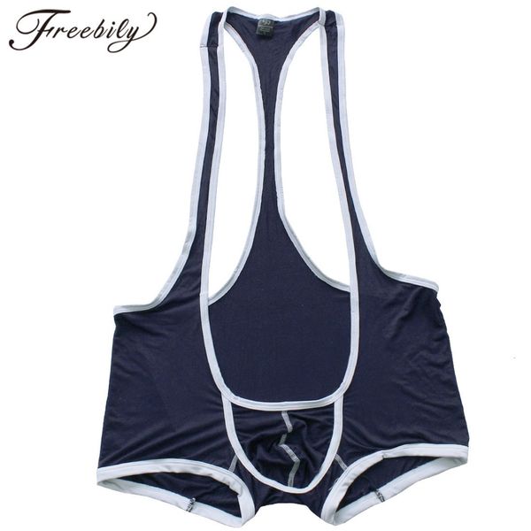 

men's swimwear men wrestling suspenders singlet mankini swimsuit stretchy ockstraps bulge pouch boxer underwear fancy costume bodysuit