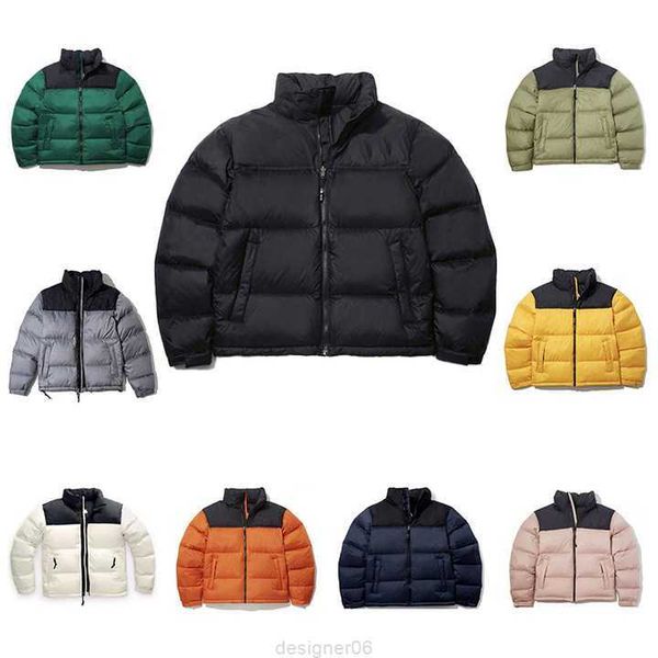 

designer mens puffer jackets womens letter print north coats couples warm waterproof outerwear jacket for male face size m-xxl, Black