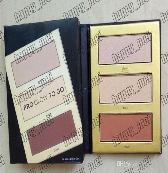 

epacket new makeup face pro highlight contour palette 3 colors powder6161946