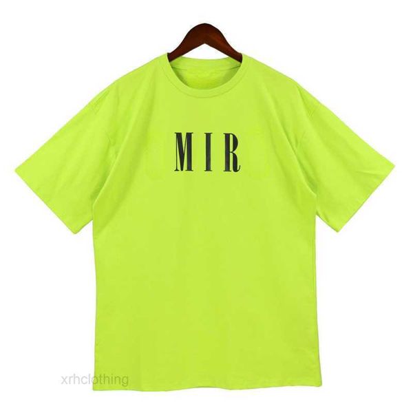 

men's t-shirts plus size short sleeve designer t shirt men women sweatshirt am tshirt miri letter print round neck pullover tee cotton, White;black