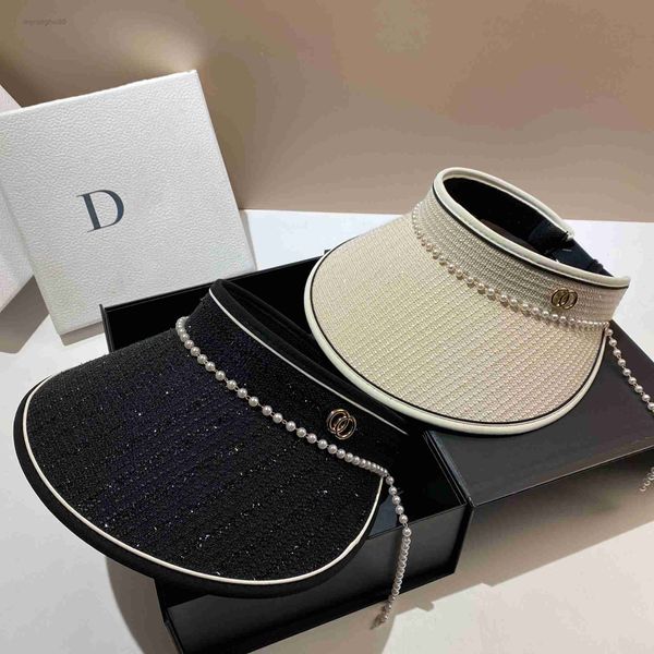 

mens bucket hat summer breeze pearl chain empty hat french celebrity sun outdoor travel foldable beach 1dds, Blue;gray