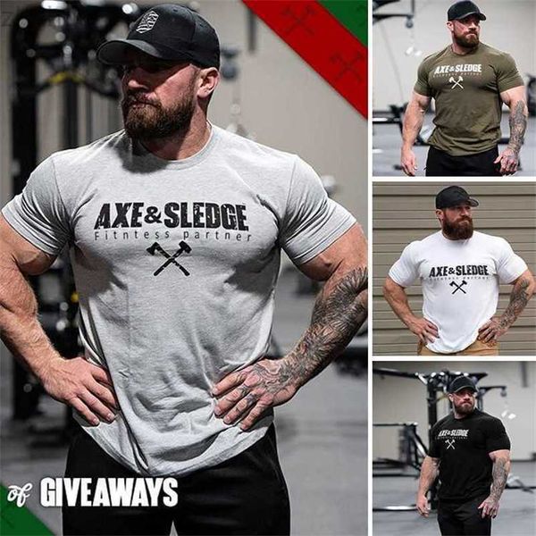 

men's summer new solid color sports t-shirt men's trendy fitness running bottom shirt short sleeve t-shirt, White;black