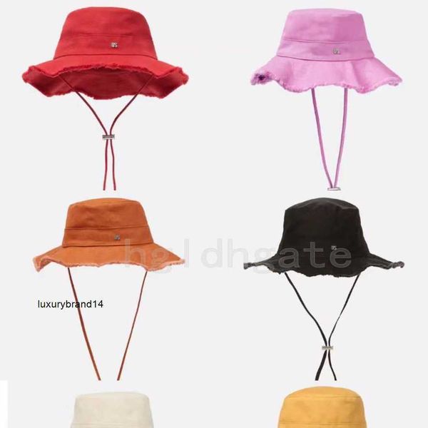 

bob jacquemly jacquemu womens designer bucket hat casquette jacq wide brim designer hats sun prevent bonnet beanie jacquemes baseball cap sn, Blue;gray