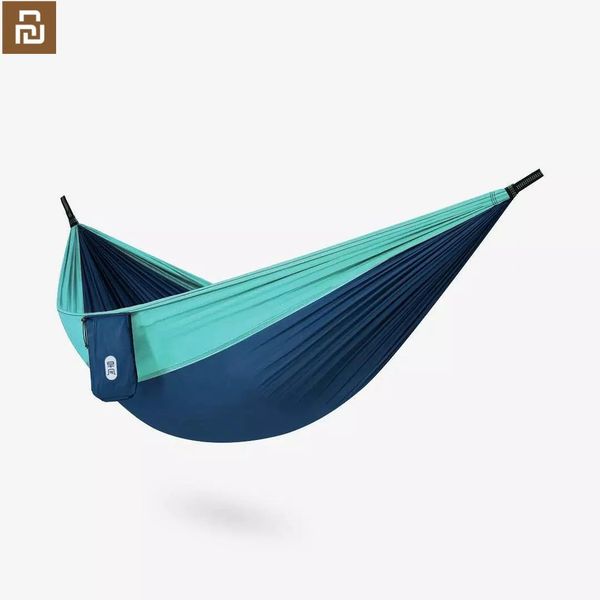 

accessories youpin zaofeng hammock swing bed 12person antirollover hammocks max load 300kg for outdoor camping swings parachute cloth