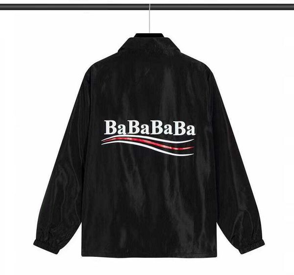 

designer paris jacket men women luxury jackets couples fashion coat classic ba popular outerwear autumn winter coat slim baseball trench top, Black;brown