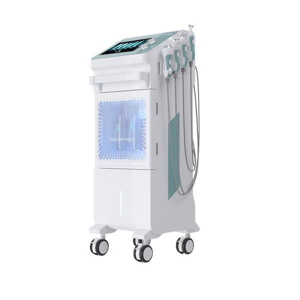 

beauty items 9 in 1 w9 oxygen oxgen facial spa system hydro micro dermabrasion microdermabrasion machine nano spray black head remover