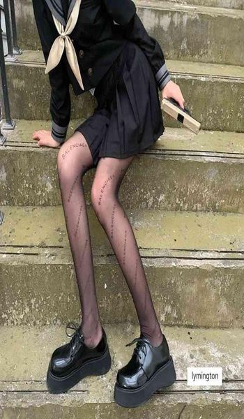 

black stockings women039s autumn winter letter fishing net red ins anti hook silk fake meat bare leg artifact2842760