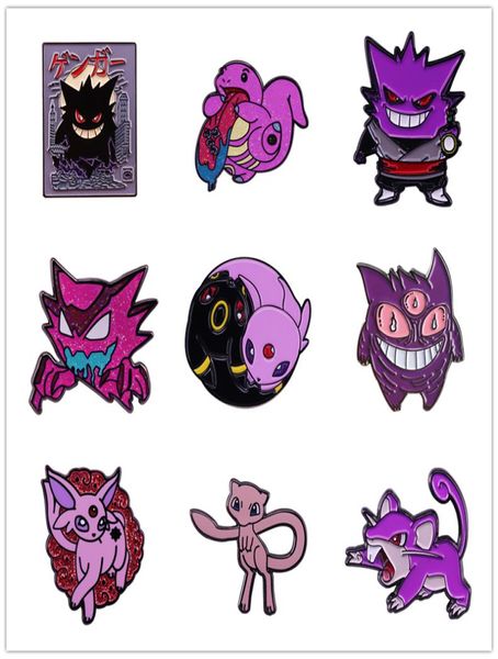 

animal elves cartoon enamel brooch pins metal badges lapel pin brooches jackets jeans fashion jewelry accessories6734441, Blue