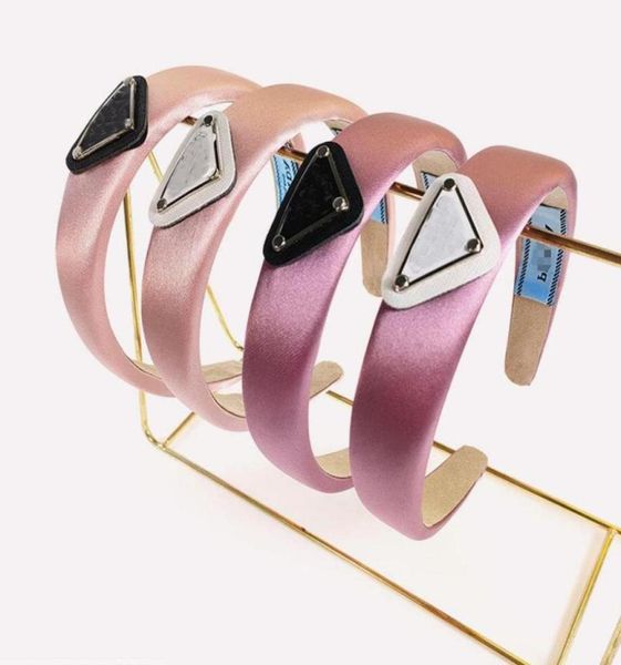 

women candy color puer cotton letter printing headbands 20 styles luxury brand designer triangle outdoor sports breathable hairban4288366, Black;brown