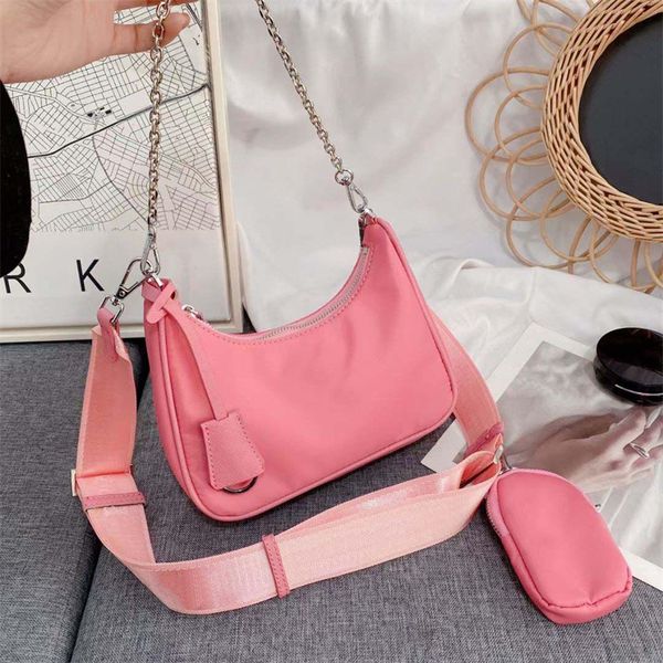 

shoulder bags designer bag for woman nylon underarm bag luxurys crossbody handbags totes cute half moon hand fashion messenger cross body pu