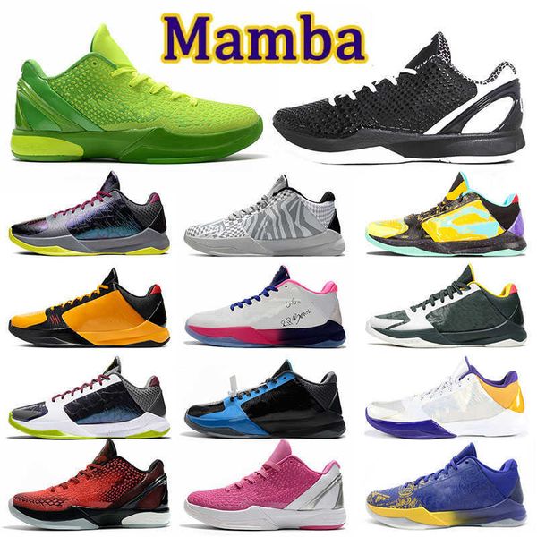 

mamba zoom 6 protro men basketball shoes all-star mambacita del sol alternate bruce lee 5 big stage rings what if mens trainers outdoor spor, Black