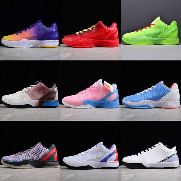 

mamba 6 protro reverse grinch bhm del sol black gold men basketball shoes 6s forever mambacita think pink bright crimson electric green spor