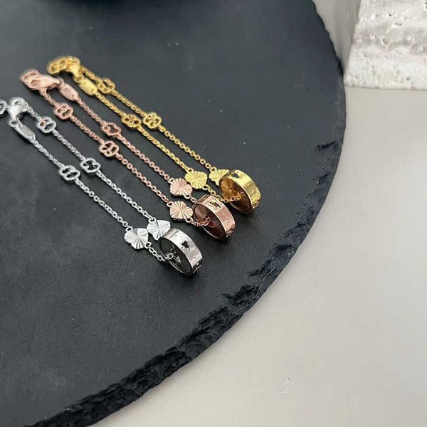 

double 3d hollow heart pendant love bracelet female cnc, Black