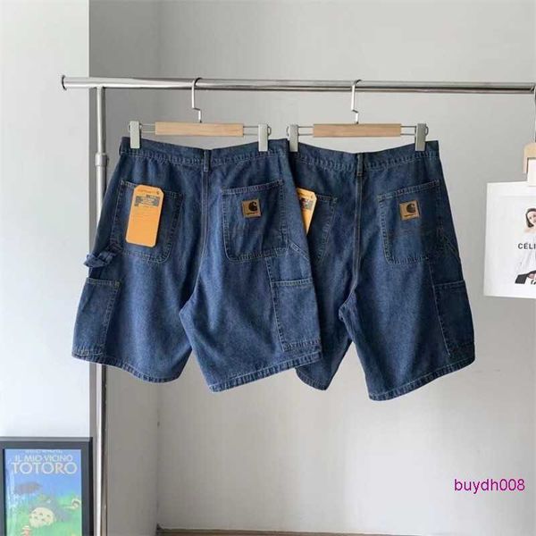 

men's jeans carhart shorts washable overalls casual couple joker jeans for men and women kg1d, Blue