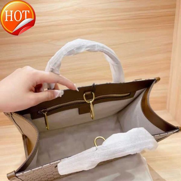 

designer bags 2023 new kuqi leather tote shopping men's and women's one shoulder msenger net red same purses ladies handbags facto