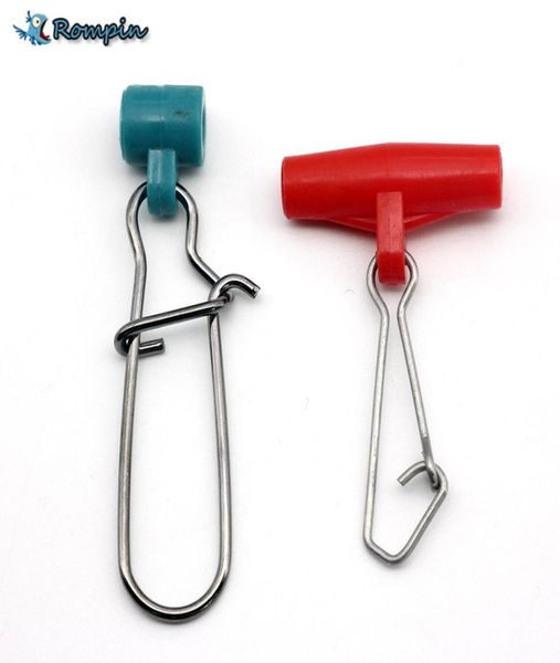 

10pcs plastic head swivel nice hooked snap interlock zip slider highstrength sinker slides swivels for braid fishing line pesca1025493