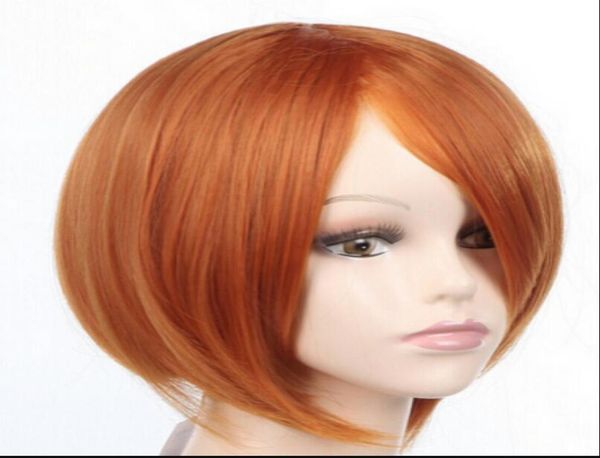 

wig demo shitaitakanashi rikka yellow short cosplay wigs017139523, Black;brown