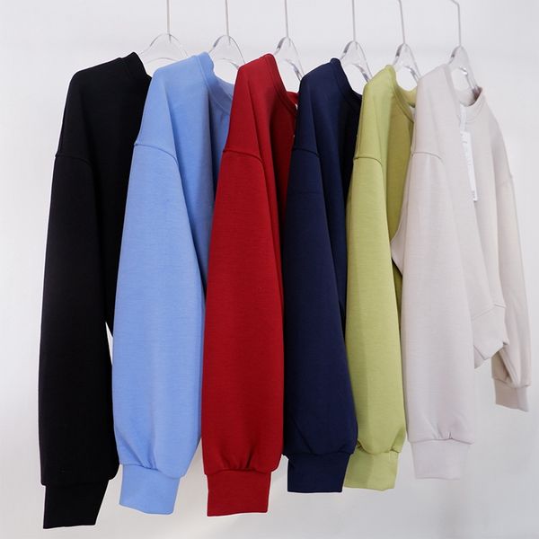 

women's perfect oversized sweatshirtsports luyoga cropped crew shirt long sleeve loose workout suit sportswear lulemon