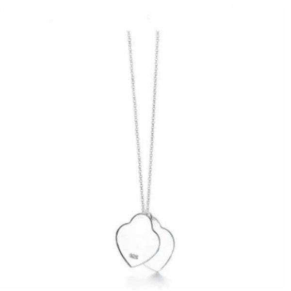 

have stamps 925 sterling silver heart love necklace pendant bijoux for lady design womens party wedding engagement jewelry for bride