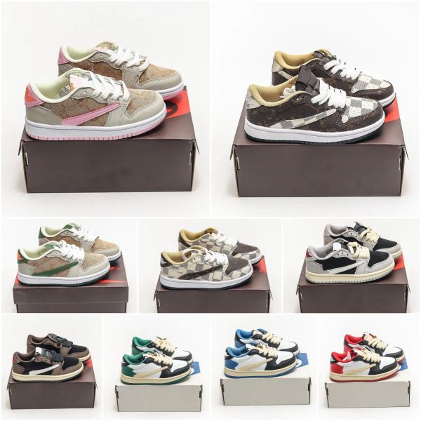 

kids air jordon jumpman 1 low basketball shoes tiffany blue ts x olive black phantom reverse mocha zion williamson shadow toe unc usa traine