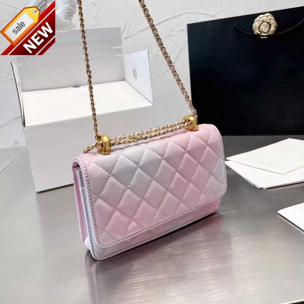 

brand designers shoulder bags fashion texture cowhide metal chain hardware adjusted oblique cross bag factory direct sales