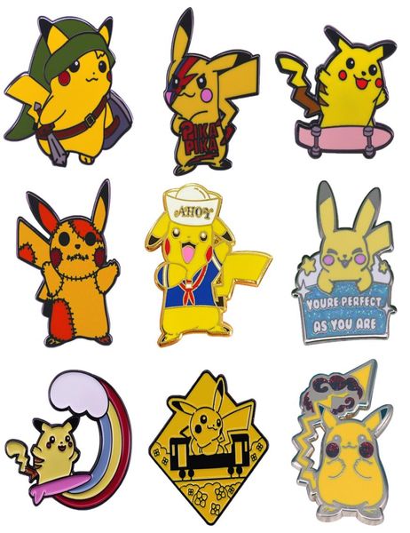 

japanese style anime movies cute badge enamel pins game lapel pin animal brooch gifts for fans friend whole game elf brooch7112620, Blue