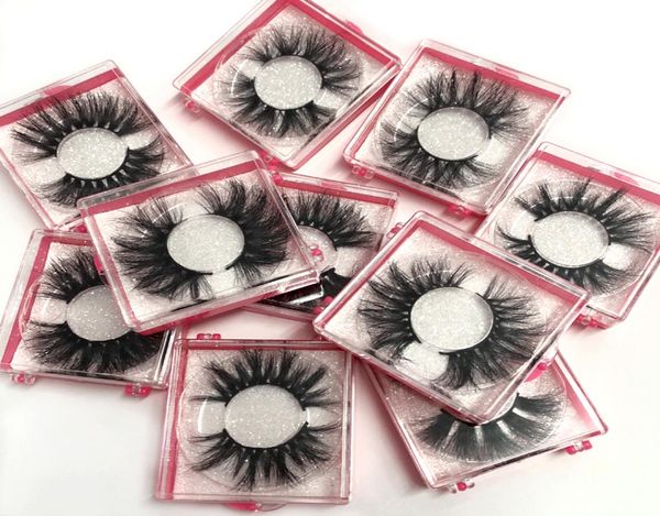 

whole square box 25mm false eye lashes handmade thick eyelashes extension natural soft mink eyelashes2833474