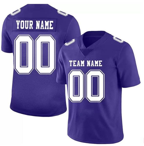 

custom name and number football jerseys size s-xxxl 41, Black;red