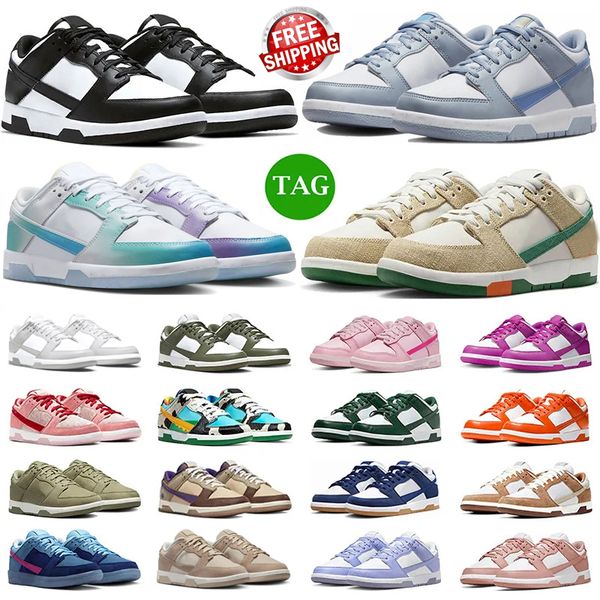 

running shoes low panda triple pink grey fog syracuse team green medium olive unc georgetown walking gai jogging sneakers trainers