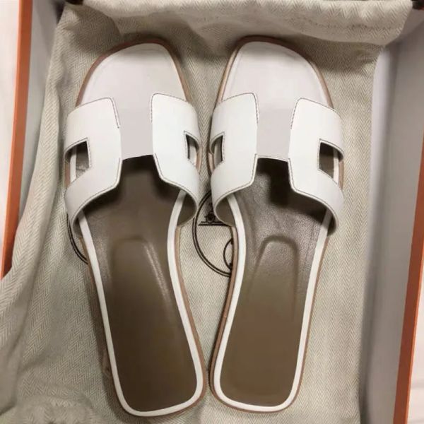 

sandals women's summer slippers brown classic ladies slippers fashion sandals size 35-42 with dust bag, Black