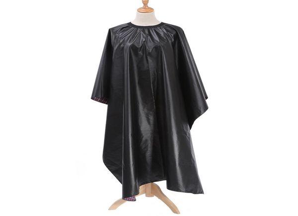 

pro salon black hairdressing cape barber hairdresser haircutting dye wrap waterproof cover gown apron hairstylist cloth9213447