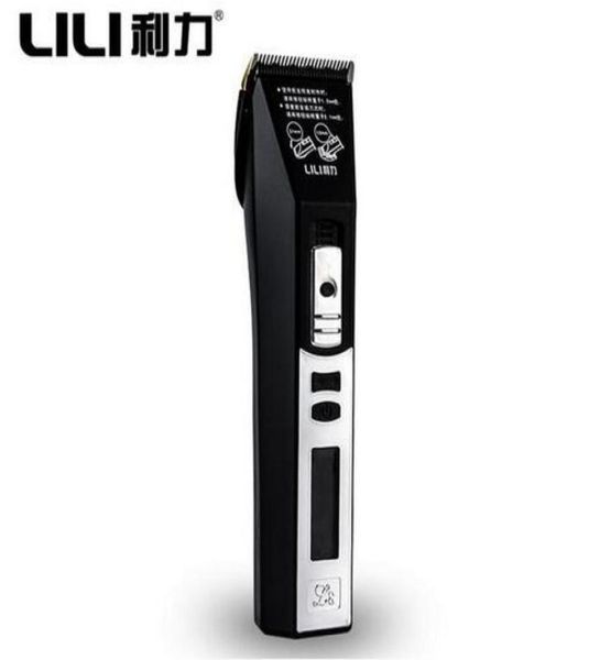 

lili l8 new professional electric hair trimmer rechargeable hair clipper haircut beard trimmer razor for men led display 2205495923
