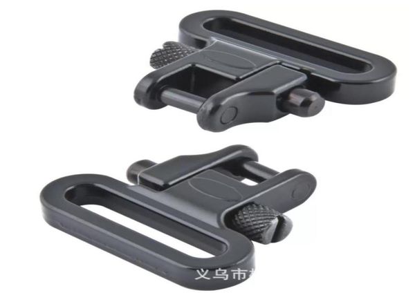 

2 pcs 1039039 tactical rifle sling swivels mount adapter attachment gun sling clips heavy duty 300lb quick detach outdoor hu3604471