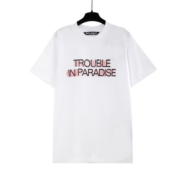 

palm angel pa new summer loose tees fashion casual shirt luxurys clothing street cute shirts men women couple t shirts dx022, White;black