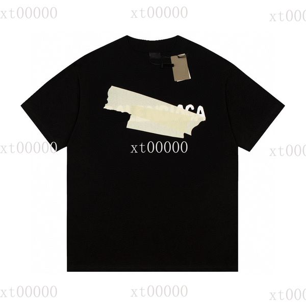 

22ss designer letter printed t shirts tee sweatshirt fashion high street short sleeves summer casual t-shirt breathable men women crew neck, Black;brown