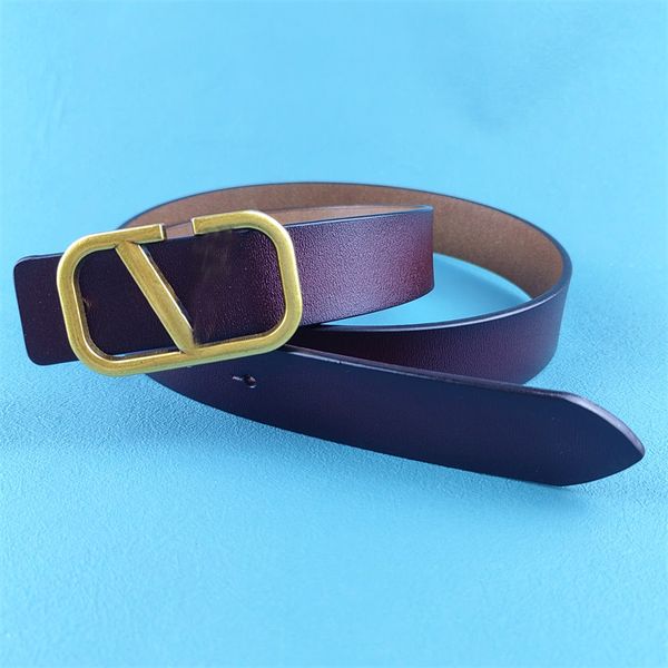 

belts for women designer mens belts plated gold v buckle mature suit jeans accessories ceinture wide about 2.5cm adjustable size fashion bel, Black;brown
