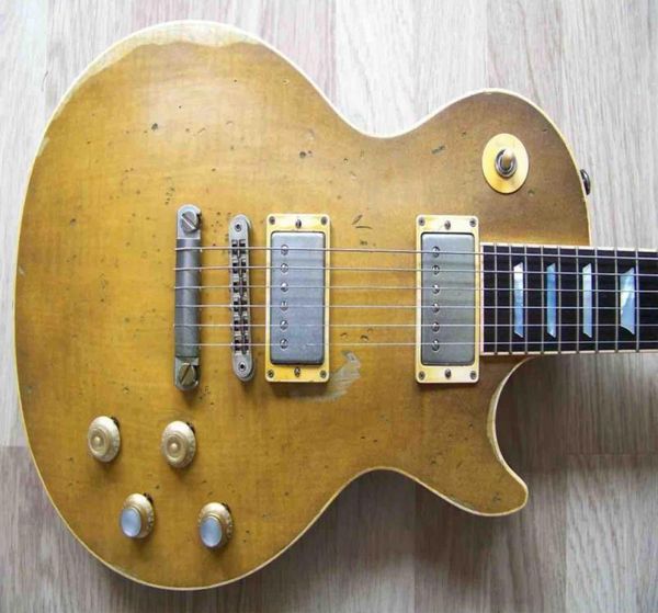 

collectors choice 2 gary moore tribute 1959 unburst butterscotch flame maple relic elecitrc guitar9833206