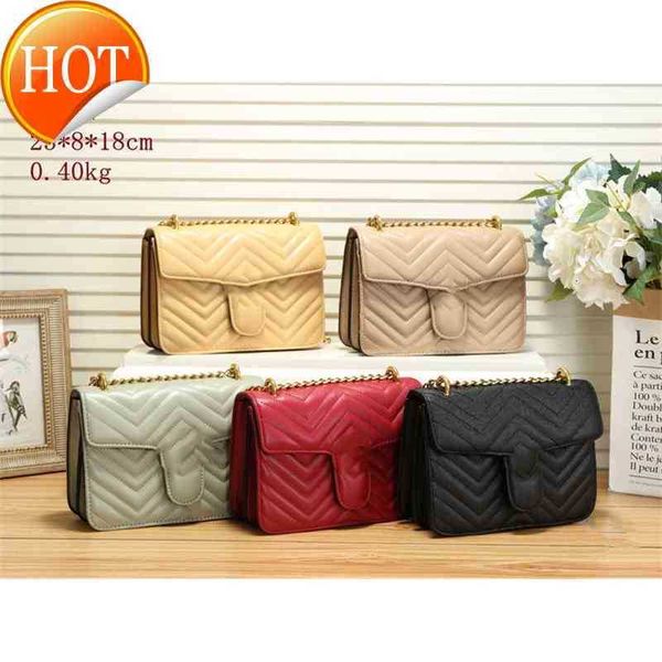 

factory direct sale new fashion women's g-bag single shoulder crossbody wavy chain cover bag-3920 designer bag