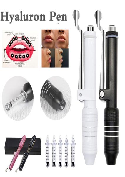 

03 black white hyaluron pen atomizer mesotherapy gun for anti wrinkle skin rejuvenation lip lifting print logo lip5692086