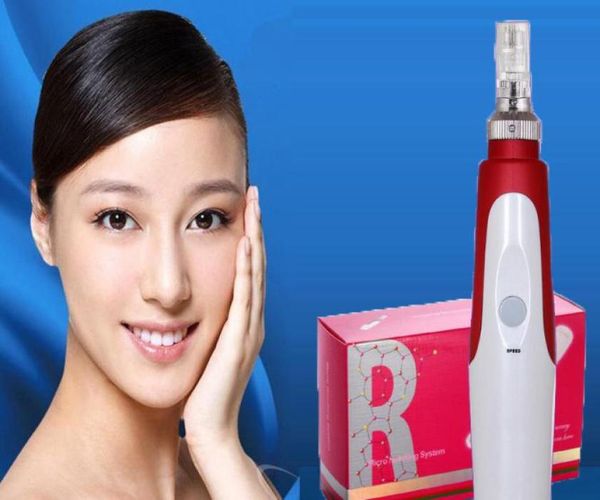

mym derma pen auto electric derma pen stamp with micro needle cartridges anti aging facial beauty8394818