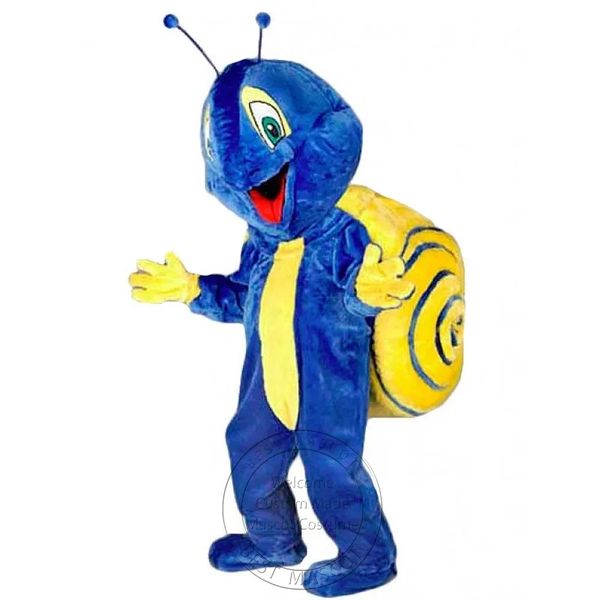 

super cute blue snail mascot costume carnival costume custom fancy costume ad apparel, Red;yellow