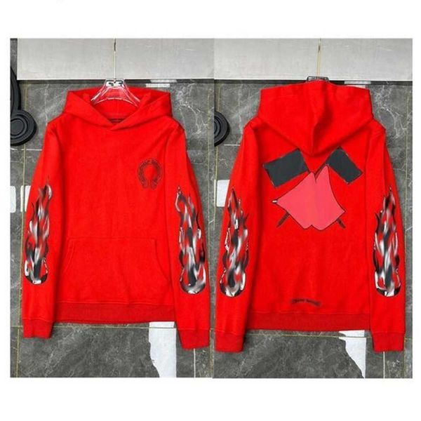 

fashion luxury men's jackets designer zipper sweatshirts heart horseshoe cross print brand ch hoodies women chromes coat casual pullove, Black