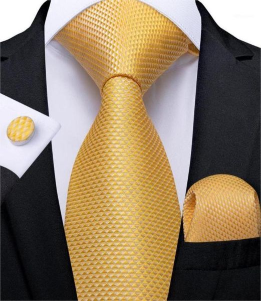 

bow ties fashion men tie yellow solid silk wedding for hanky cufflink gift set dibangu design business party mj728814795898, Black;gray
