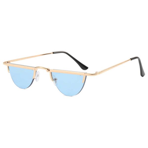 

new personalized borderless metal frame men, japan, south korea, designer sunglasses women brands for women, network red, fashion glasses, White;black