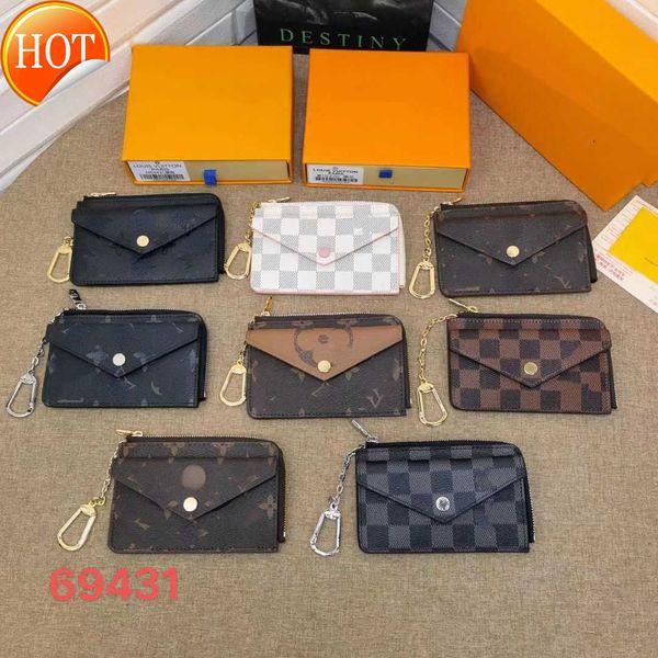 

luxury brand designer wallets card bag 2023 new men's and women's universal fashion casual coin purse multifunctional portable two, Red;black