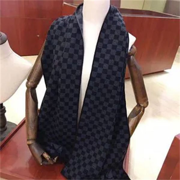 

scarves winter scarf pashmina for womens designers warm scarfs luxury soft scarve mens fashion cashmere wool long shawl wrap, Blue;gray