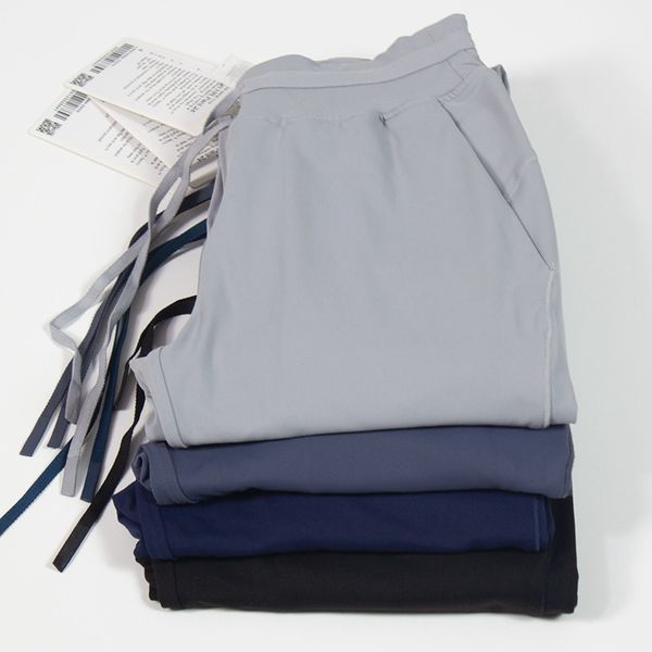 

lu-002 align ladies high waist elastic band pocket ninth pants sports fitness casual night running outer wear fashion jogging pant lulemon