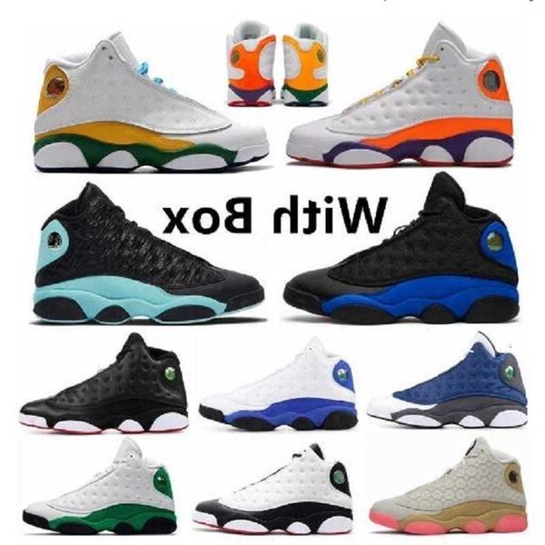 

new playground hyper royal 13 island mens women basketball shoes bred flint 13s he got game lucky green sports shoe7xoq