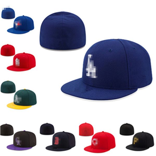 

designer hat drop real original fitted hats baseball hats true fit hip hop trucker caps letter flat peak for men women full closed size 7-8, Blue;gray