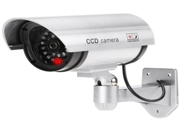 

pratical waterproof fake camera outdoor dummy security camera with flashing led fake cctv bullet camera light for home security2141604